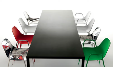ILTAVOLO - Rectangular metal meeting table by Opinion Ciatti - view 3